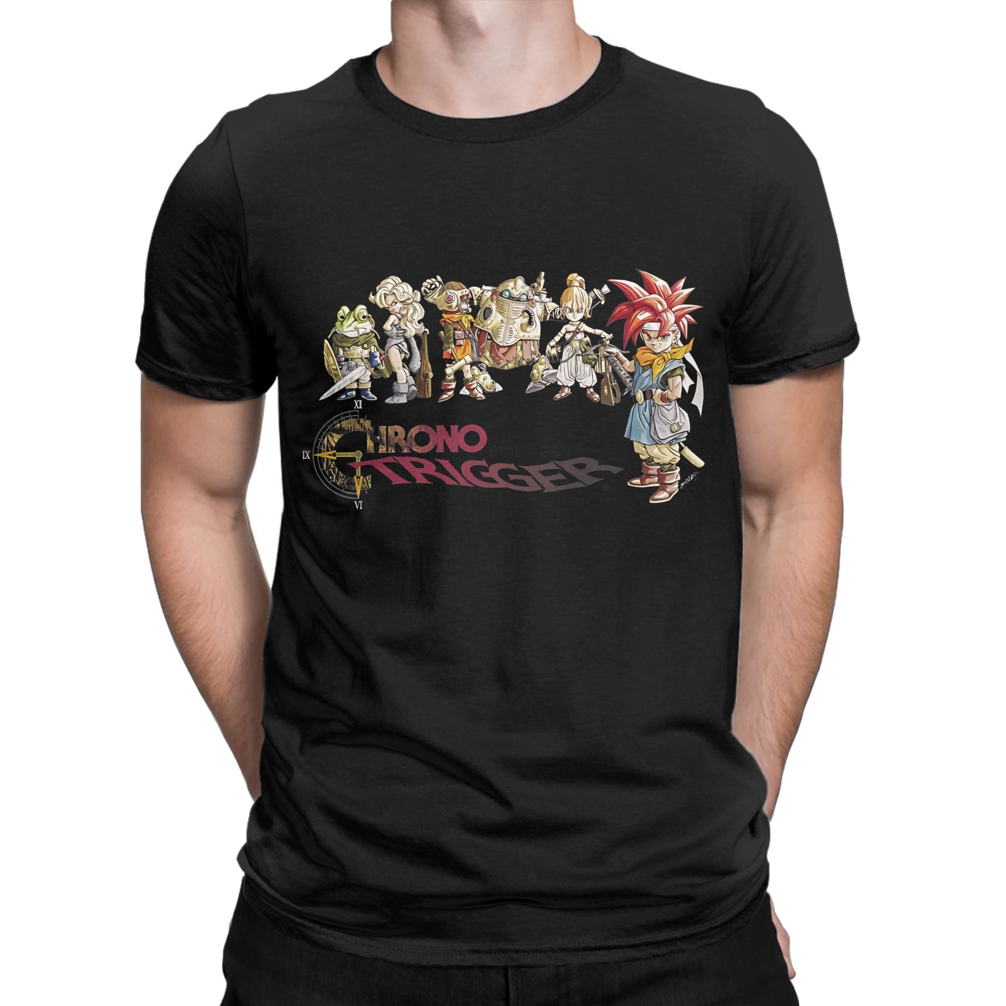 Retro Gaming T Shirt - تي شيرت كرونو تريجر بشعار مضحك