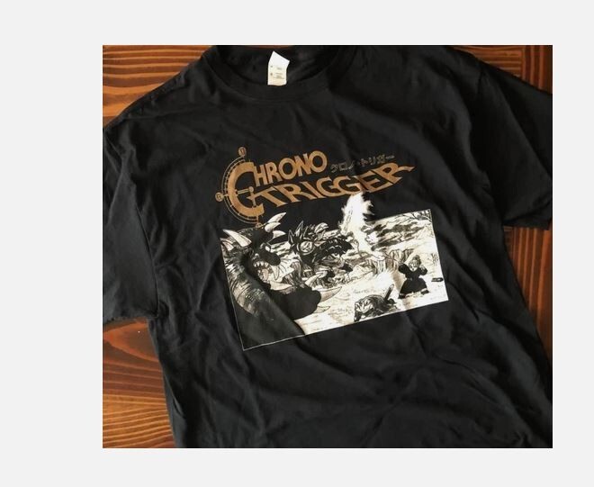 Retro Gaming T Shirt - كرونو الزناد تي شيرت