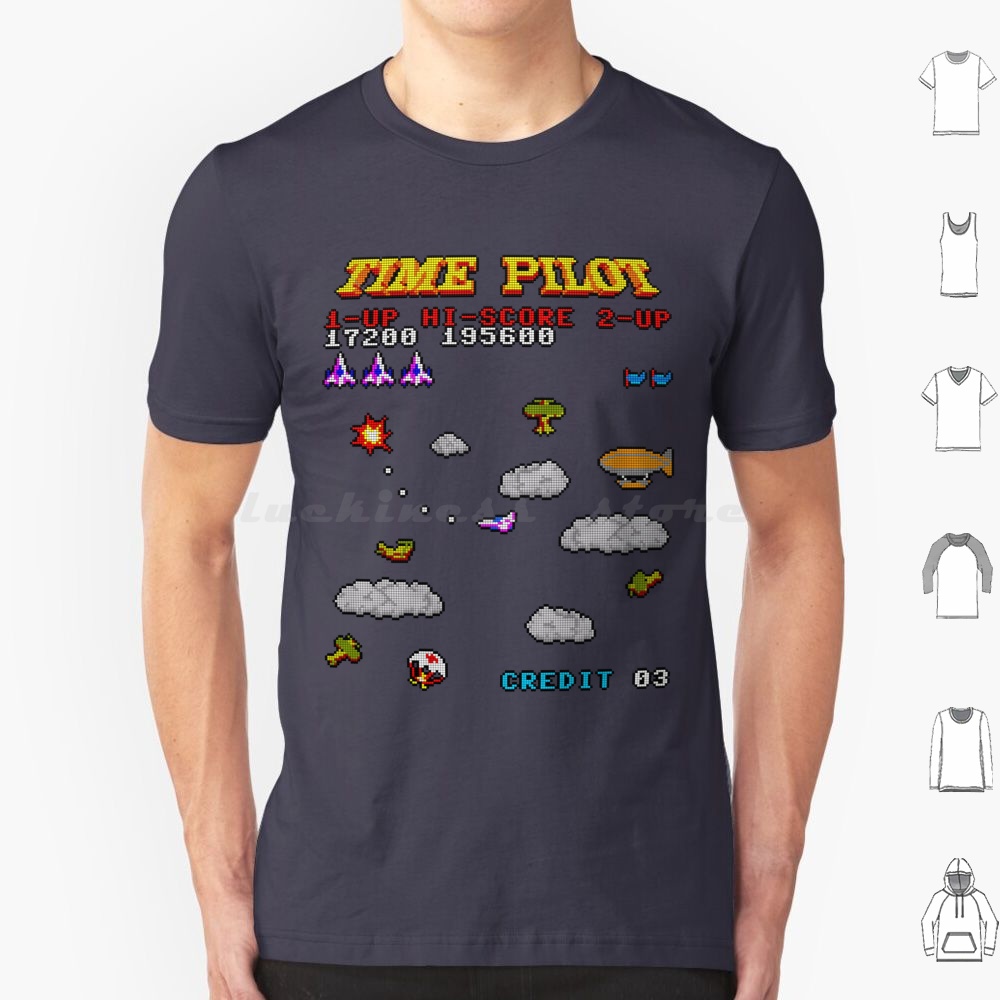 تي شيرت تايم بايلوت 2 قطني للر - مراجعة Retro Gaming T Shirt وسعره