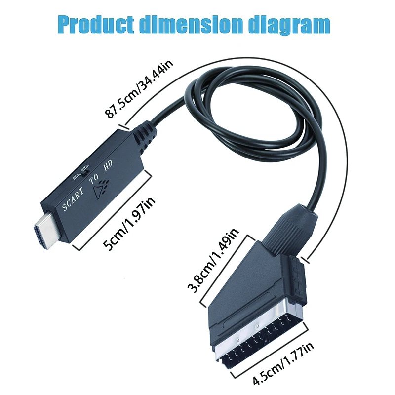 محول SCART إلى HDMI متوافق مع  - مراجعة Scart To Hdmi وسعره