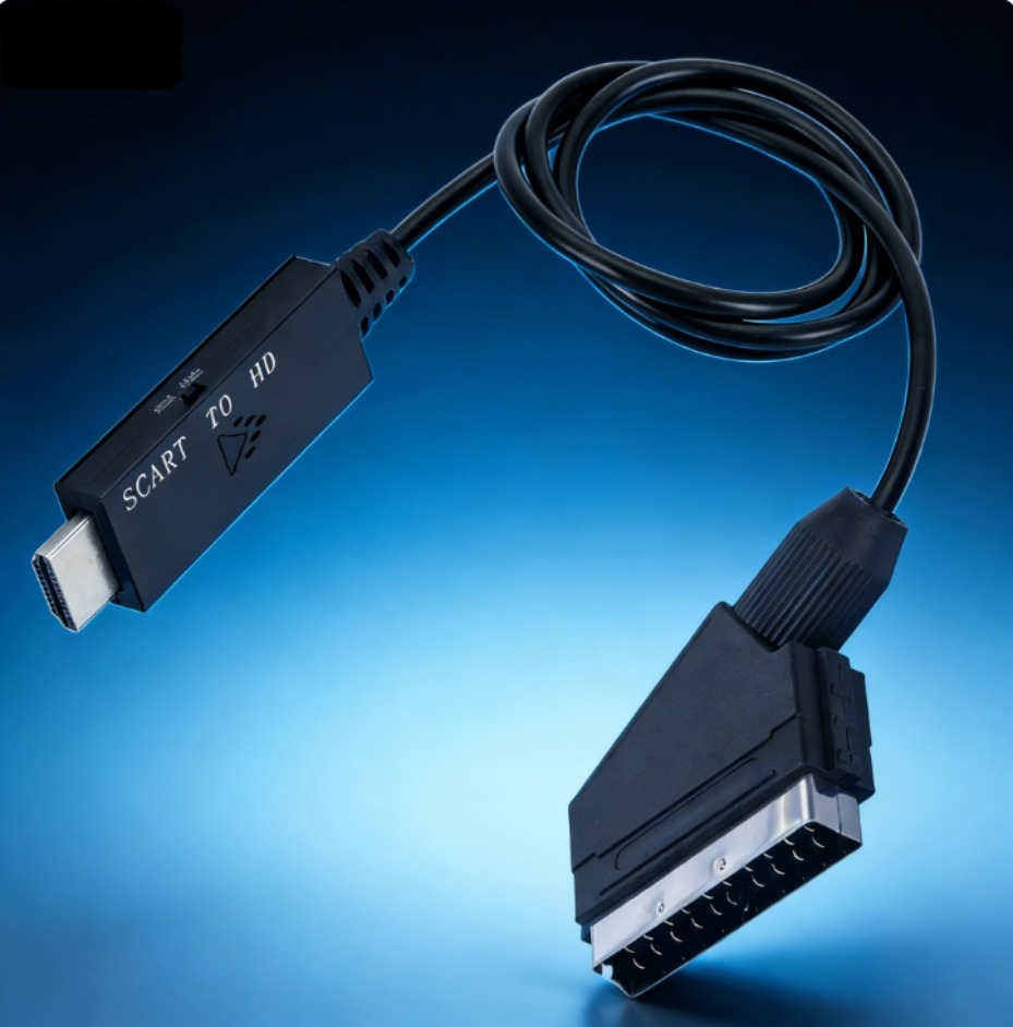 محول سكارت إلى HDMI بطول 1 متر - مراجعة Scart To Hdmi وسعره