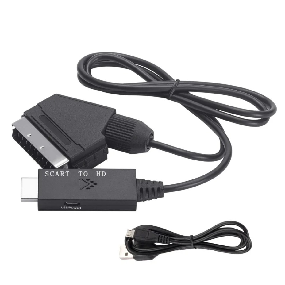 محول سكارت إلى HDMI بطول 1 متر - مراجعة Scart To Hdmi وسعره